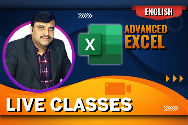 ADVANCED EXCEL - Live Instructor Led Class